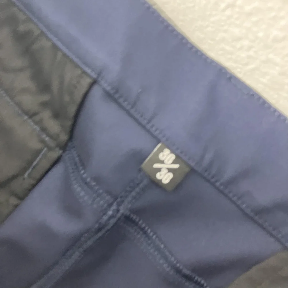 Public Rec Pants Mens 36x36 Bluet Lightweight Chino Casual Performance - Picture 3 of 9